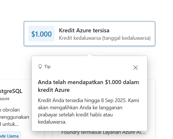 Cara Dapetin Kredit Microsoft Azure $1000 Gratis Legal